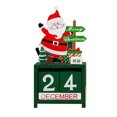 thumbnail image 2 of Christmas Advent Calendar Freestanding Letter Design Xmas Countdown Calendar Ornament for Desktop, 2 of 3