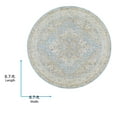 thumbnail image 5 of Livabliss Area Rugs for Living Room, 7ft Round Avant Garde Traditional Taupe Round Rug, Bedroom Dining Room Home Decor Stain Resistant Carpet (6'7" x 6'7"), 5 of 5