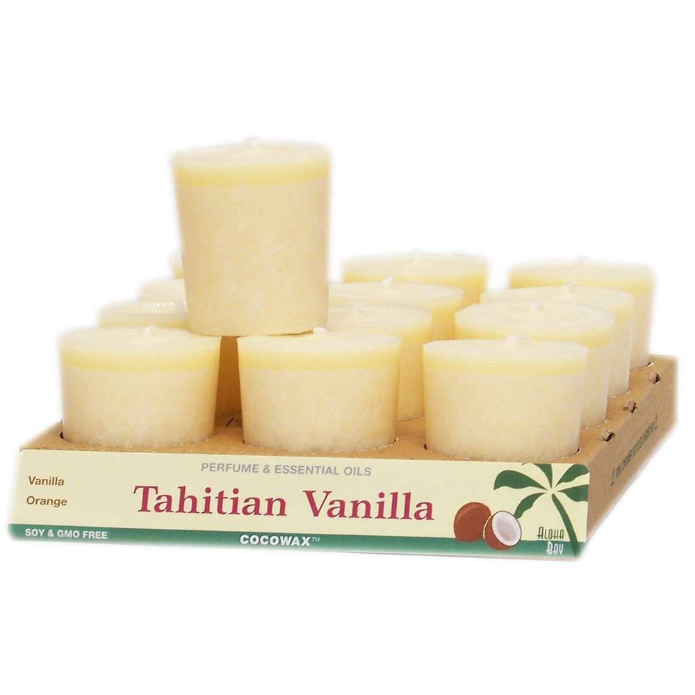 Aloha Bay Votive Candle Tahitian Vanilla 2 oz.