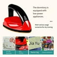 thumbnail image 4 of Mini Steam Iron Portable Travel | Compact Low-Power Titanium Panel | 110V-240V Lightweight Hot Iron for Clothes, DIY Crafts, Quick Heat, Precise Tip, 25W, 103x60x60mm, 4 of 8