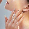 thumbnail image 4 of Anillo MOOSEA de moissanita de 1,2 quilates en oro amarillo vermeil de 14 quilates para mujer, 4 of 6