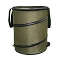 thumbnail image 1 of Collapsible Garden Waste Bag Garden Waste Container Collapsible Garden Waste Bag Oxford Cloth Bucket Reusable Container With 2 Carrying Handle For Garden Collecting Leaves 37.8 L, 1 of 8