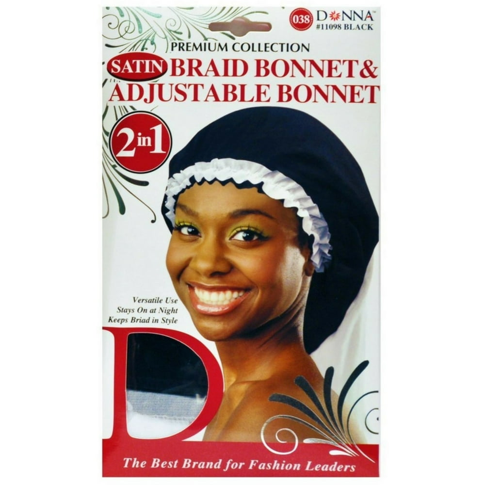 2 Pack Donna Collection Premium 2 in 1 Satin Braid