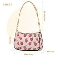 thumbnail image 3 of FORMRS Womens Shoulder Bag with Chain Strap Clutch Purse Cute Tote Handbag, Cherries Pattern, 3 of 7