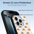 thumbnail image 3 of Funda de TPU Bohemia para iPhone 16 Pro: ultrafina, a prueba de golpes, antiamarilleo, resistente a arañazos, compatible con carga inalámbrica, agarre mejorado, estilo negro., 3 of 7