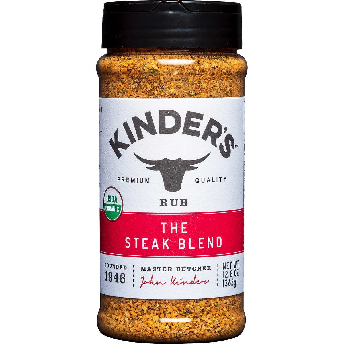 Kinder’s Organic Rub, The Steak Blend, 12.8 oz