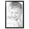 thumbnail image 2 of ArtToFrames 29" x 44" Honors Black with Silver Picture Frame, 29x44 inch Black Wood Poster Frame (WOM-5157),  Pack, 2 of 7