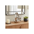 thumbnail image 4 of Decorative Aluminum Knot Sculpture for Home Decor - Modern Ornaments Figurine for Bathroom, Office, and Living Room - Stylish Shelf Accent, Coffee Table Decor, or Any Room Display - 11", Silver, 4 of 14