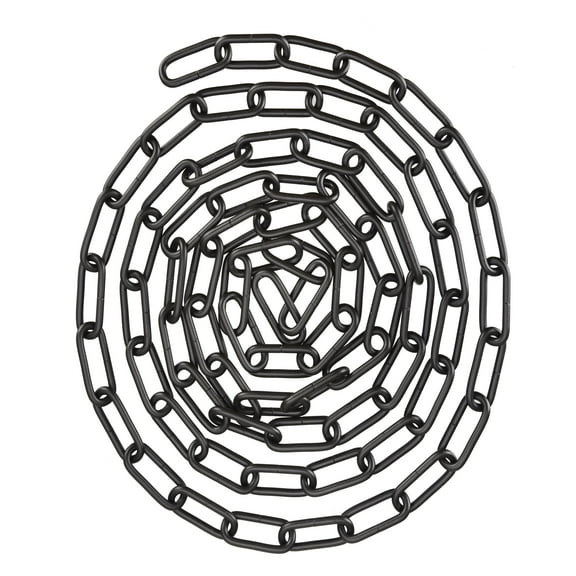 Aspen Creative 21105-81,Steel 10 Feet Heavy Duty Chain for Hanging Up Maximum Weight 120 Pounds-Lighting Fixture/Swag Light/Plant in Oil Rubbed Bronze.6 Gauge.