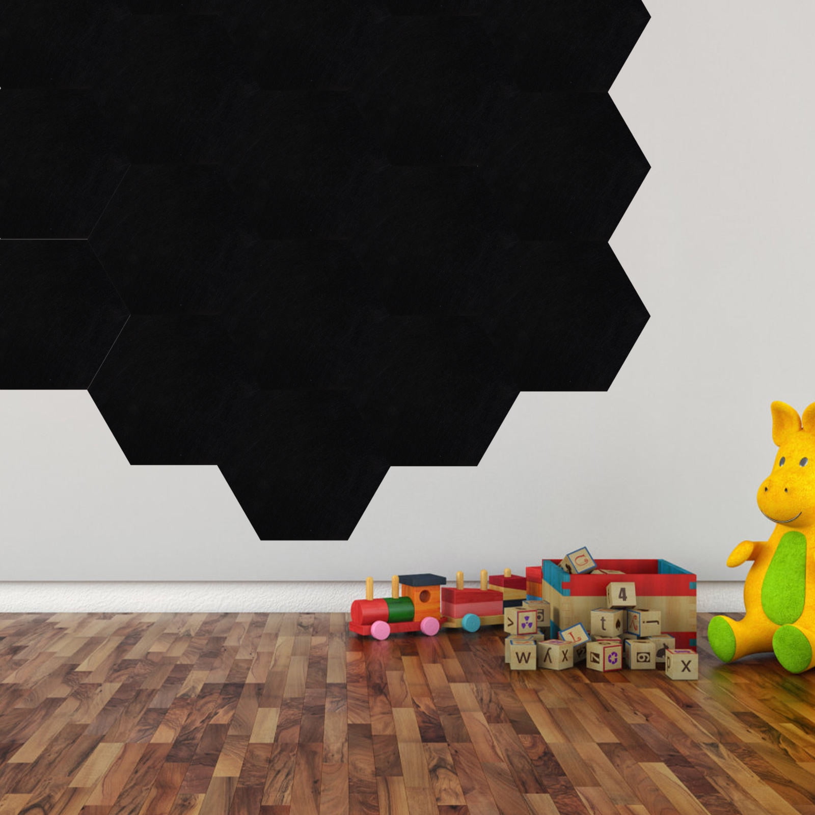GOOHOCHY Acoustic Self Adhesive Wall Panel Sound Absorbing Boards Polyester Fiber 6Pcs for Ceiling