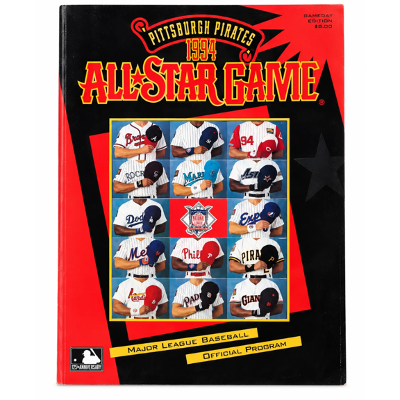 Collectible Nikco Sports 1994 MLB All-Star Game Official Vintage Program Pittsburgh Pirates Cover