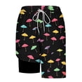 thumbnail image 4 of Aobny Board Men's Shorts with Liner Graphic Bottoms Slim Casual Pants for Men,XXL, 4 of 6