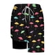 thumbnail image 3 of Ceisia Men's Cocktail Umbrella Print Beach Shorts with Quick Dry Stretch Fabric and Anti-Exposure Liner Multicolor XL Gifts, 3 of 6