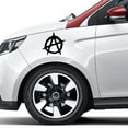 thumbnail image 3 of Walbest 1Pcs Car Sticker, Anarchy Symbol Car Styling Truck Body Window Decals Reflective Sticker Decor- 3.98" x 3.74", 3 of 7