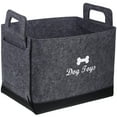 thumbnail image 1 of SHISUYAN Dog Toy Box Felt Storage Basket Pet Bin Container for Dogs and Cats, 1 of 8