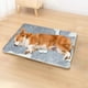 thumbnail image 5 of Cama Ortopédica para Mascotas con Base Antideslizante, Alfombra de Felpa Gris para Perros y Gatos, Lavable a Máquina, 67 X 48 Cm, 5 of 5