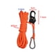 thumbnail image 3 of Ajustador autoblocante de aleación de aluminio con cuerda tipo tienda de campaña de 4mm para jardinería y acampada Naranja Cola Cuerda de viento para tienda, 3 of 7