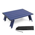 thumbnail image 1 of Mini Folding Table Camping Tent Table Bed Computer Desk for Tent (Black), 1 of 6