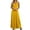 A-Yellow975, variant on Women's Loose Fit Floor-Grazing Maxi Dress Double Layer Summer Weekend Beach Long Gown
