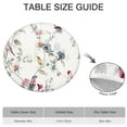 thumbnail image 6 of Round Picnic Table Cloth 100% Waterproof & Oil Proof, Elastic Fitted Table Cover for 36"-44" Round Tables, for Dining, Camping, Outdoor, 6 of 7