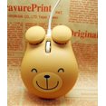 thumbnail image 4 of Orange Ratones con cable portátiles con cable en forma de oso, 1000dpi, para oficina y hogar, 4 of 5