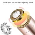 thumbnail image 4 of Eliminador de pelo facial para las mujeres, afeitadora eléctrica de la cara de oro rosa para las mujeres para la depilación instantánea e indolora, oro rosa, 4 of 4