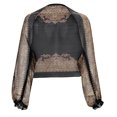 thumbnail image 4 of HNMKIU Wraps Women Elegant Sun Sleeve Arm Thin Long Ice Silk Chiffon Cardigan Wraps Black,One Size, 4 of 8