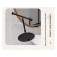thumbnail image 2 of Hand Towel Holder Stand, L Shape Hand Towel Rack, Stable Free-Standing Towel Bar, Small Towel Ring Stand for Bathroom, 2 of 7