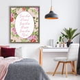 thumbnail image 3 of Stupell Industries Cottage Smart Brave & Kind with Vintage Florals Brown Floating Frame Canvas Art, 25 x 31, by Lil' Rue, 3 of 8