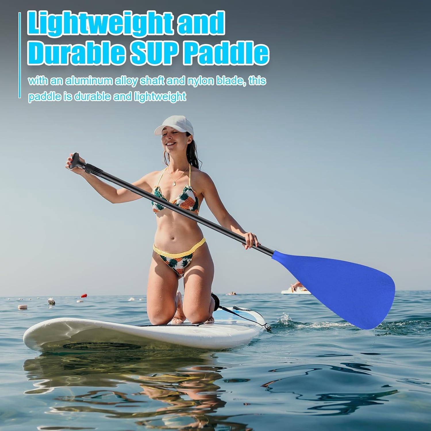 Adjustable Detachable Stand Up Paddle Board Oar Set Aluminum Alloy Shaft Kayak Surfing Fishing
