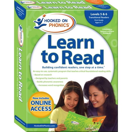 - Hooked on Phonics Learn to Read - Levels 5&6 Complete : Transitional Readers (First Grade | Ages 6-7)