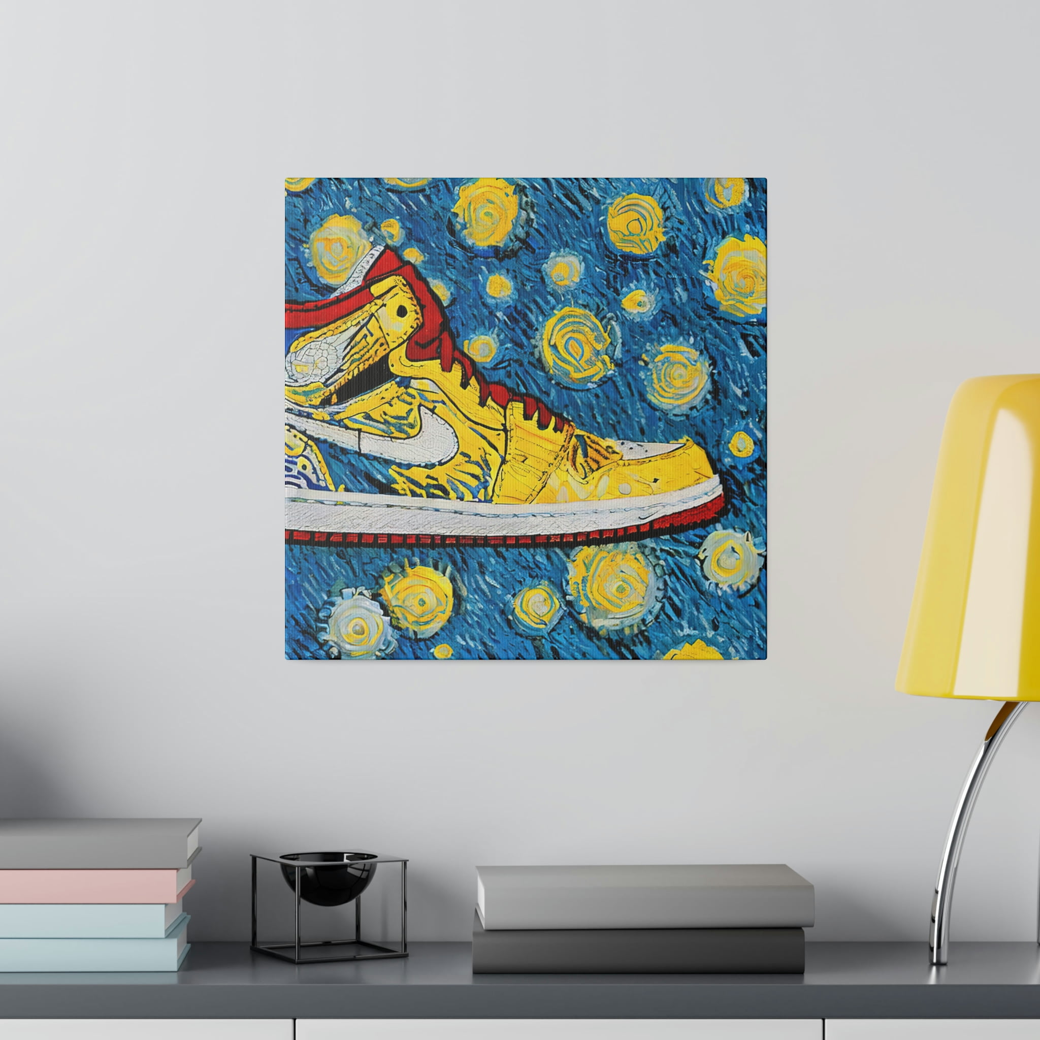 Nike Jordan 1 x Oliver Gal Canvas Wall Art Sneaker “Obsidian &