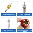 thumbnail image 3 of YIEMEEN Repair Tool Set Core Removal Tool Brass Texture for Maintaining Cooling Systems, 3 of 7