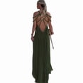 thumbnail image 4 of Women'S 2024 Summer Rope Knot Halter Party Dress Army Green One size, 4 of 9
