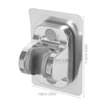thumbnail image 2 of WHAMVOX 2Ud Soporte Ajustable Para Cabezal De Ducha Con Montaje En Pared Sin Taladro, 2 of 8