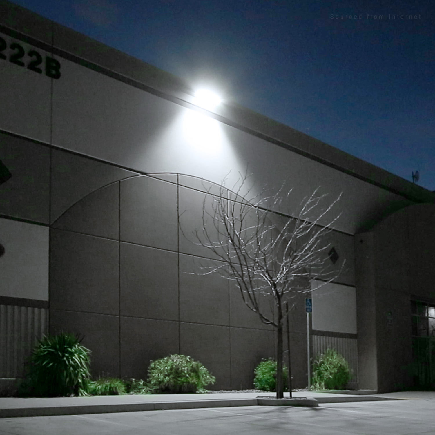 LEONLITE LED Wall Pack Lights 120W(800W Eqv.), 0-10V Dimmable 