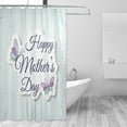 thumbnail image 2 of EREHome Rideau de Douche Joyeuse Fête des Mères Imperméable pour Salle de Bain 60x72 Pouces, 2 of 3