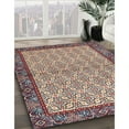 thumbnail image 3 of Ahgly Company Machine Washable Indoor Square Traditional Sepia Brown Area Rugs, 3' Square, 3 of 7