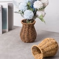 thumbnail image 7 of Woven Rattan Flower Vase, Rustic Imitation Wicker Decorative Vases, Boho Dried Flower Arranger for Home Tabletop Balcony Office Decoration, 7 of 7