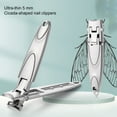 thumbnail image 2 of Nail Clippers Sharp Cuts Large Opening Anti-splash Manicure Tool Professional Pedicure Portable Stainless Steel Hard Nail Toenail Trimmer for Home Use, 2 of 8