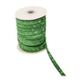 thumbnail image 4 of Abbracc 45m/ Roll Glitter Ribbon for DIY Apparel Wedding Party Gift Sewing Decor green, 4 of 7