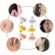 thumbnail image 5 of 4Pcs Comfortable Earring Stoppers Secure Plugging Blocked Ear Backings Jewelry Replacement Locking Earnail Plu, 5 of 5