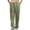 Army Green, variant on Big and Tall Men's Cotton Linen Pants Loose Drawstring Straight Leg Trousers Full Length Summer Beach Pants with Large Pockets,White 5XL