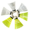 thumbnail image 3 of 12-Pack Plastic Badminton Shuttlecocks,Bexikou Nylon Feather Shuttlecocks with Great Stability and Durability,Hight Speed Training Badminton Balls for Indoor Outdoor Sports, 3 of 5