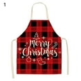 thumbnail image 1 of Sleeveless Apron Stain Resistant Linen Christmas Vintage Kitchen Cooking Apron for Baking, 1 of 8