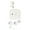 White, variant on 360 Degree Rotating Phone Light 3 Mode Clip on Fill Light for Video Photography Portable Brightness Adjustable