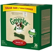Greenies Dental Chews Value Tub, 36 oz, Regular