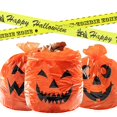 thumbnail image 2 of Bolsa de basura grande de calabaza para Halloween, decoración al aire libre, bolsas de hojas caídas, accesorios de fiesta de Halloween para jardín, patio, decoración de césped, 2 of 4