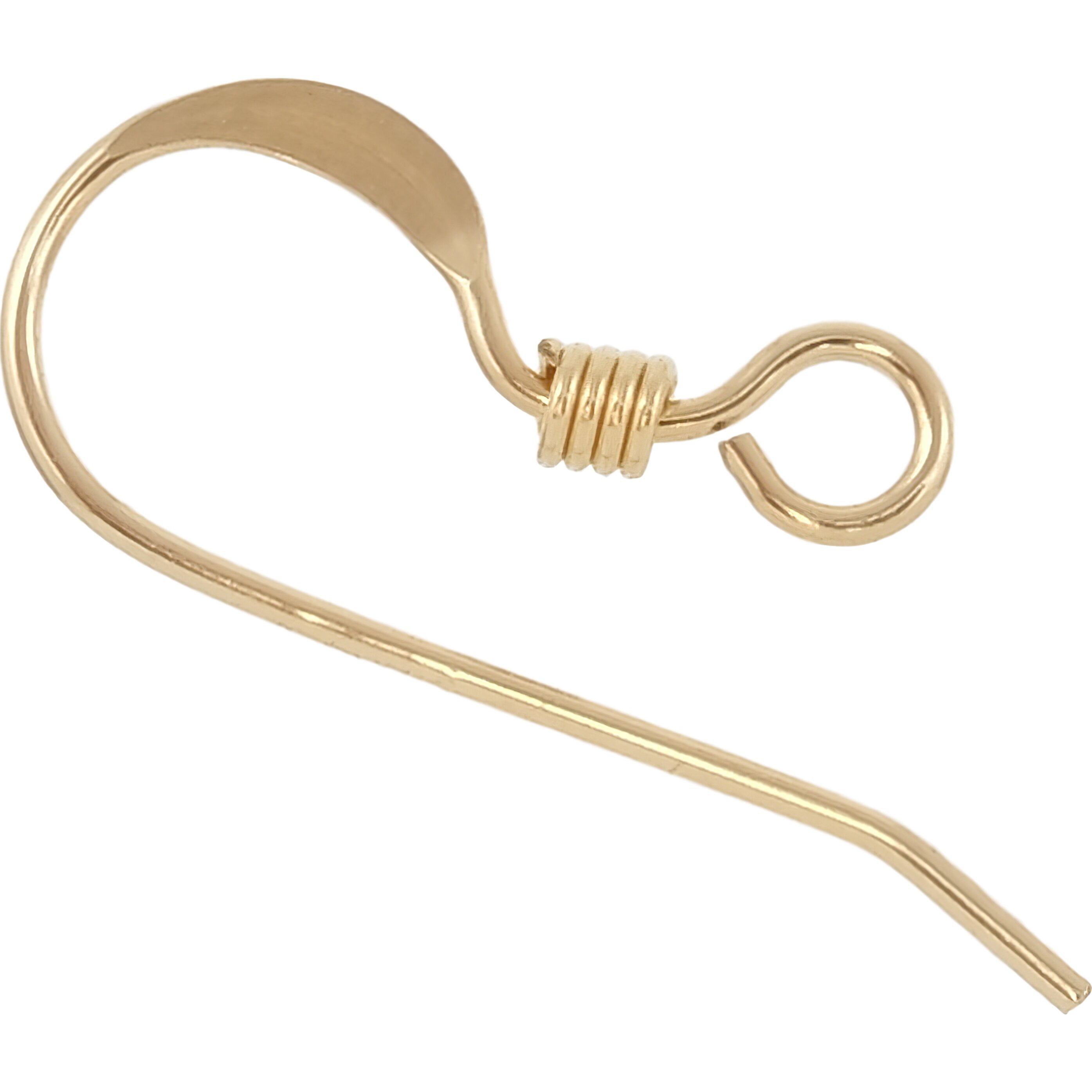 18k Gold Plated Earring Hooks Fish Hook Earrings Ear Wires - Temu