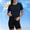 Navy1, variant on Lutiedan Women's Sun Protection T-Shirt Workout UPF 50 UV Rash Guard Short Sleeve Shirts Crew Neck Hiking Athletic Tops S-3XL